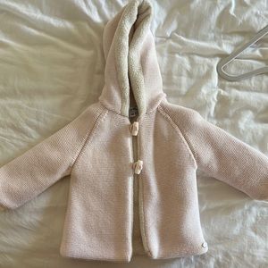 Tartine et chocolat baby pink coat size 18m
